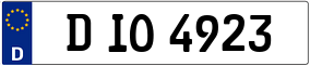 Truck License Plate